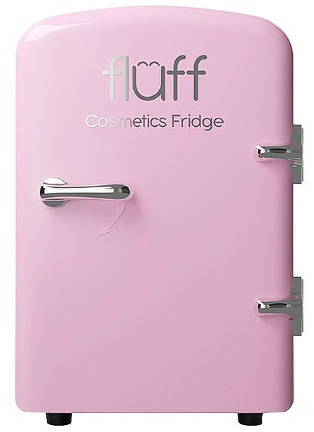 Kosmetischer mini Kühlschrank rosa - Fluff Cosmetic Fridge — Bild N1