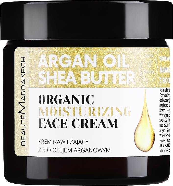 Feuchtigkeitsspendende Gesichtscreme mit Arganöl - Beaute Marrakech Organic Moisturizing Face Cream — Bild N1