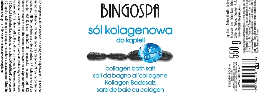 Kollagen Badesalz - BingoSpa Bath Salt With Collagen — Bild N2