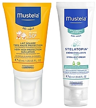 Düfte, Parfümerie und Kosmetik Gesichtspflegeset - Mustela Bebe (Sonnenschutz-Gesichtslotion 40ml + Sonnenschutz-Creme 40ml)