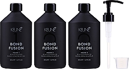 Haarpflegeset - Keune Bond Fusion Salon Kit Phase 1+2 (builder/500ml + enhancer/2x500ml) — Bild N2