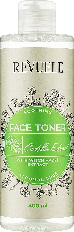 Beruhigendes Gesichtstonikum mit Centella-Extrakt - Revuele Witch Hazel Soothing Face Toner With Centella Extract — Bild N1