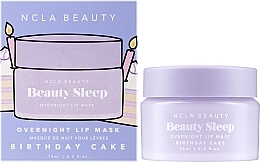 Lippenmaske für die Nacht - NCLA Beauty Beauty Sleep Overnight Lip Mask Birthday Cake — Bild N2