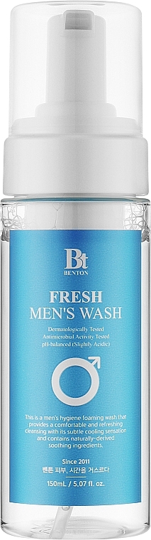 Intimhygieneschaum für Männer - Benton Fresh Men's Wash  — Bild N1