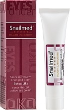 GESCHENK! Konzentrierte Augencreme gegen Falten - Snailmed Botox Like Active Eye Cream  — Bild N1