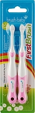 2er-Set Kinderzahnbürsten, rosa - Brush-Baby — Bild N1