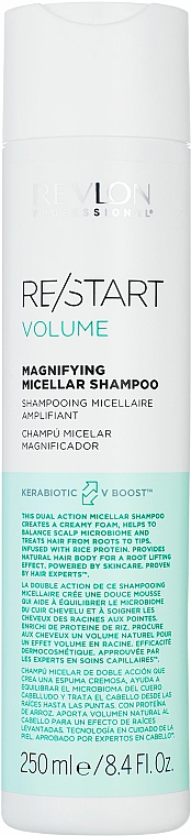 Mizellen-Shampoo für mehr Volumen - Revlon Professional Restart Volume Magnifying Micellar Shampoo — Bild N1