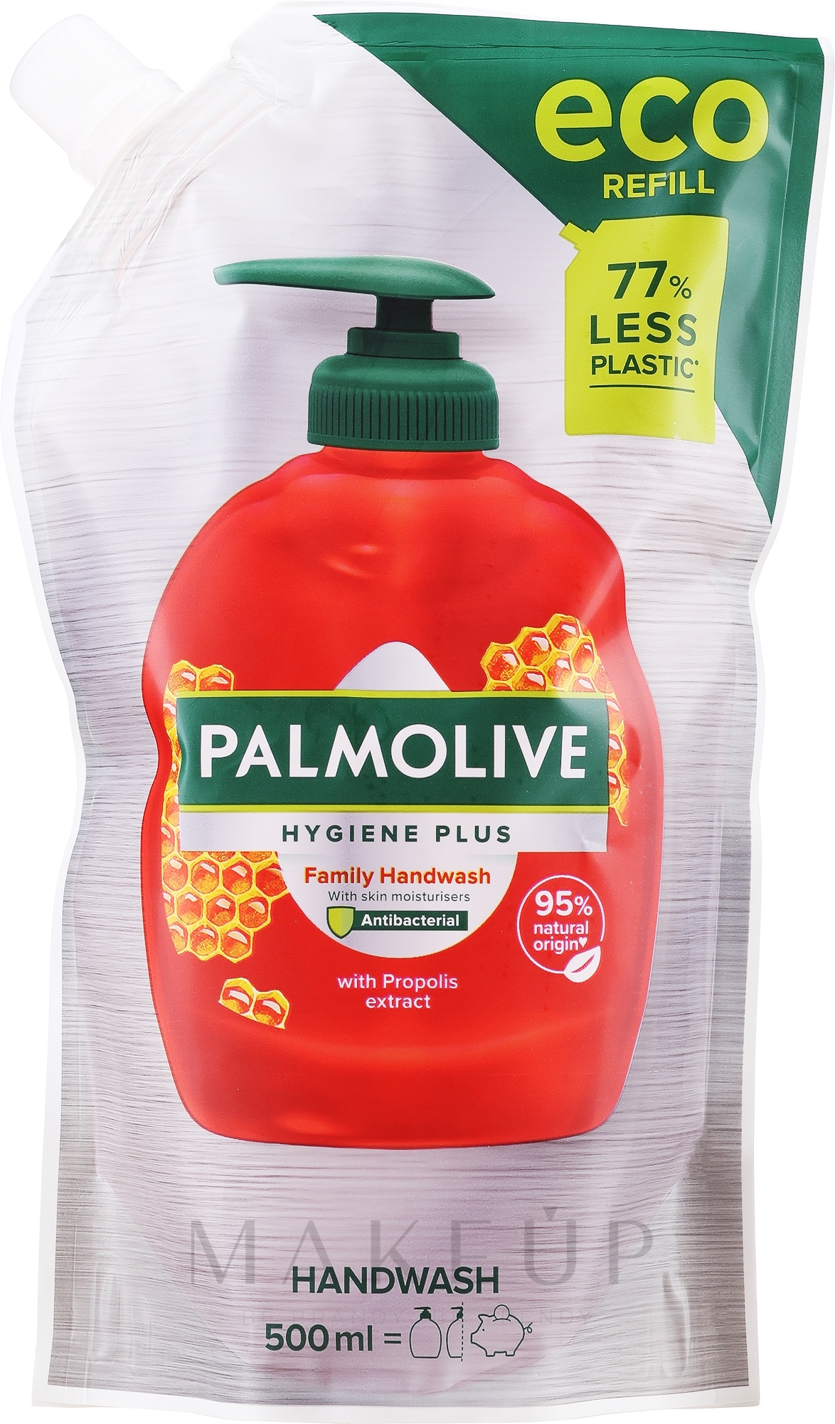 Flüssige Handseife mit Propolis - Palmolive Hygiene-Plus Family Soap (Doypack) — Bild 500 ml