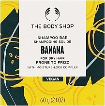 Festes Haarshampoo Banane - The Body Shop Banana Truly Nourishing Shampoo Bar — Bild N2