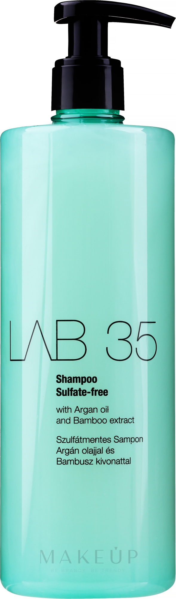 Sulfatfreies Shampoo für coloriertes Haar mit Arganöl und Bambusextrakt - Kallos Cosmetics Lab 35 Shampoo Shulfate-Free — Bild 500 ml