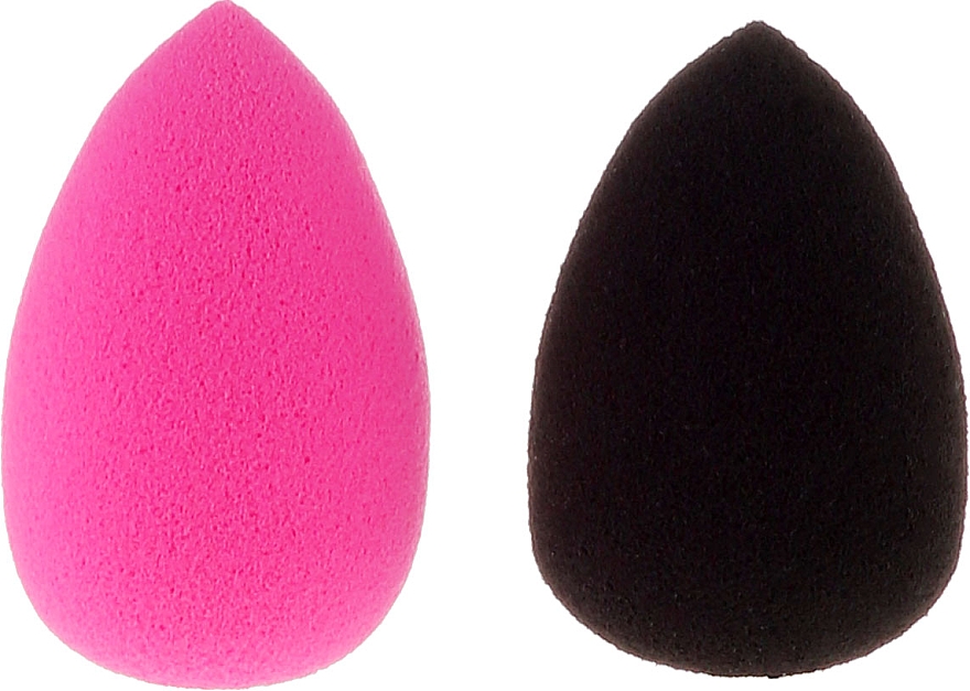 Make-up Schwamm schwarz, rosa 2 St. - IBRA Makeup Blender Sponge Mini — Bild N1