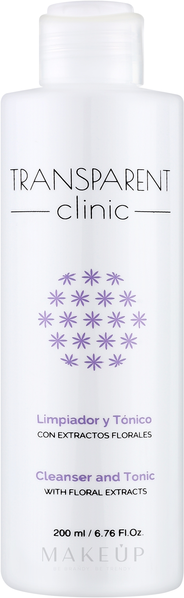 Gesichtsreinigungstoner - Transparent Clinic Cleanser and Tonic  — Bild 200 ml