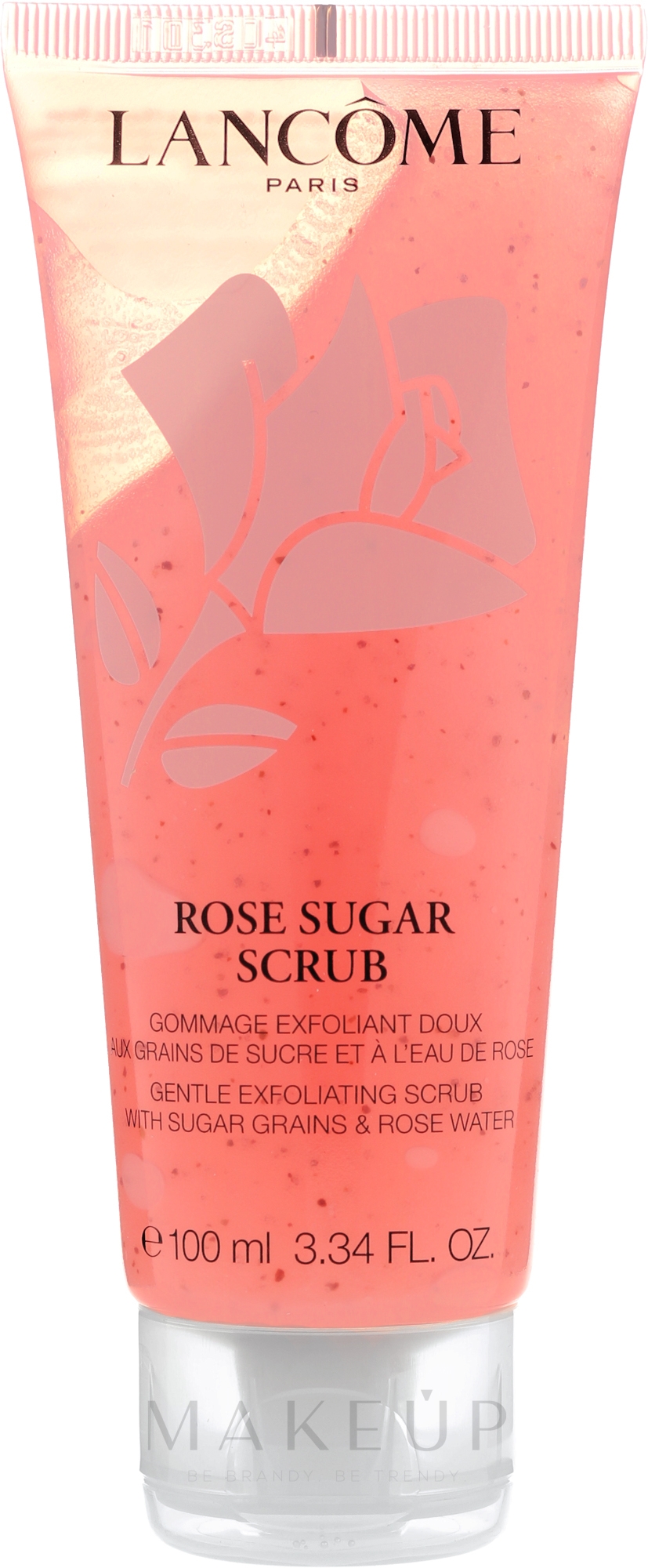 Gesichtspeeling mit Zucker und Rosenwasser - Lancome Rose Sugar Scrub — Bild 100 ml