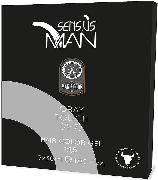 Gel für Männerhaar - Sensus Man Hair Color Gel — Bild N1