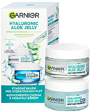 Hautpflegeset - Garnier Skin Naturals Hyaluronic Aloe Jelly Duopack (cr/50ml + cr/50ml) — Bild N1