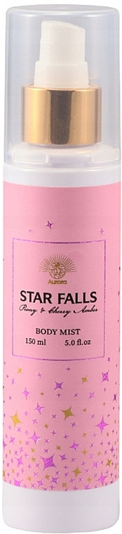 Körperpflegeset - Aurora Star Falls Peony And Cherry (Peeling 240ml + Schaumbad 240ml + Körpernebel 150ml) — Bild N2