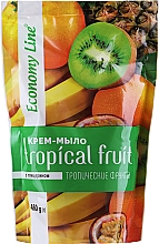 Flüssige Creme-Seife mit Glyzerin Tropische Früchte - Economy Line Tropical Fruits Cream Soap — Bild N1
