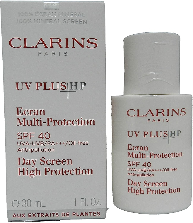 Mehrfachschutz-Fluid für das Gesicht Translucent SPF 40 - Clarins UV Plus Anti-Pollution Sunscreen Multi-Protection Broad Spectrum SPF 40  — Bild N1