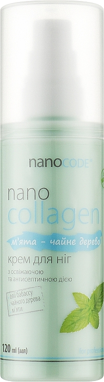 Fußcreme Minze und Teebaum - NanoCode NanoCollagen — Bild N4