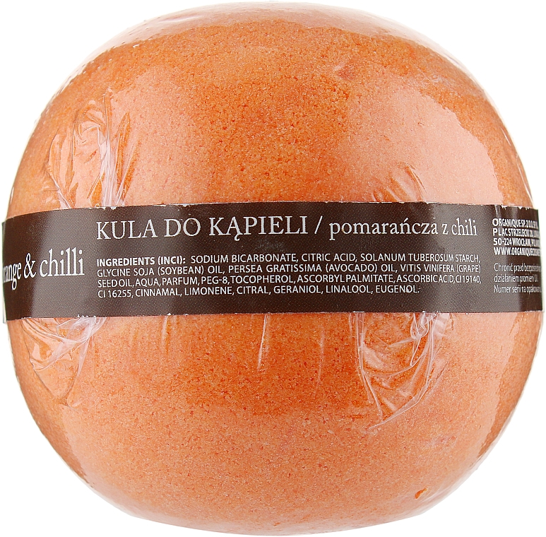Badekugel Orange und Chili - Organique HomeSpa — Bild N3