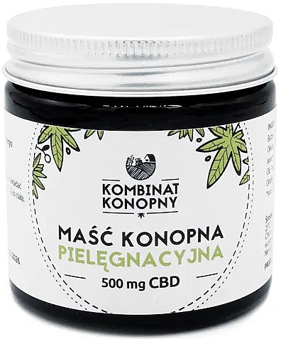 Hanfsalbe für die Haut von Gesicht und Körper  - Kombinat Konopny 500 mg CBD  — Bild N1