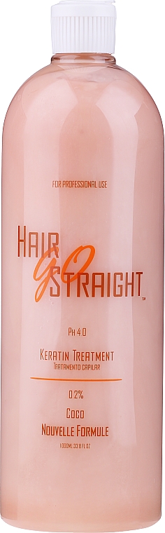 Glättende und regenerierende Behandlung mit Keratin für strapaziertes Haar - Hair Go Straight — Bild N1