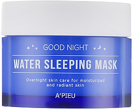 Düfte, Parfümerie und Kosmetik Feuchtigkeitsspendende Nachtmaske für einen strahlenden Teint - A'pieu Good Night Water Sleeping Mask