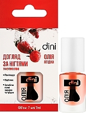Pflegeöl für die Nagelhaut Erdbeere - Dini Oil — Bild N2