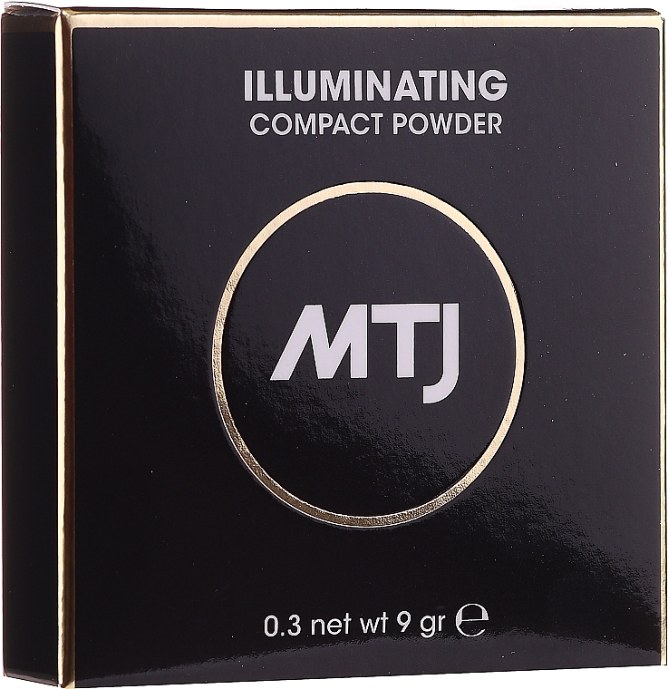 Aufhellender Kompaktpuder für das Gesicht - MTJ Cosmetics Illuminating Compact Powder — Bild N1