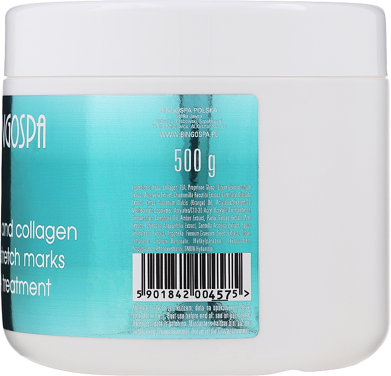 Anti-Dehnungsstreifen-Gel mit Algen und Kollagen - BingoSpa Algae Collagen Treatment — Bild N2