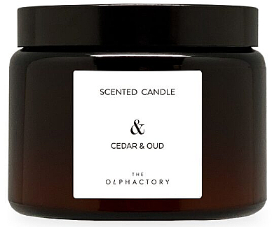 Duftkerze im Glas - Ambientair The Olphactory Cedar & Oud Scented Candle — Bild N2