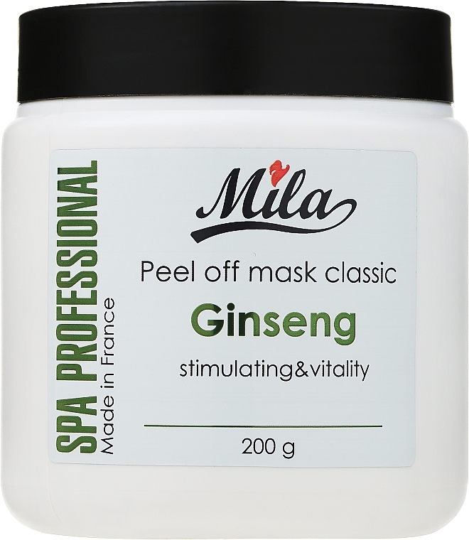 Alginatmaske mit Ginseng für das Gesicht - Mila Mask Classic Vitaliti Powder — Bild N1