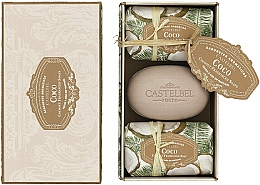 Düfte, Parfümerie und Kosmetik Seifen-Set mit Kokosduft - Castelbel Coconut (Seife 3x150g)