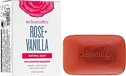 GESCHENK! Seife mit Rose und Vanille - Schmidt's Naturals Bar Soap Rose Vanilla — Bild N1