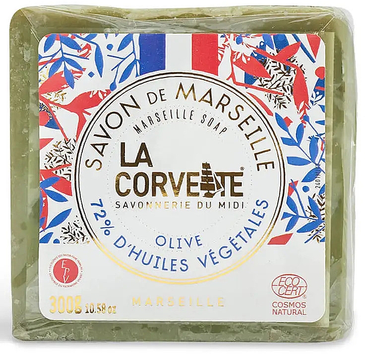 Traditionelle Marseiller Seife - La Corvette Cube Olive 72% Soap Limited Edition — Bild N1
