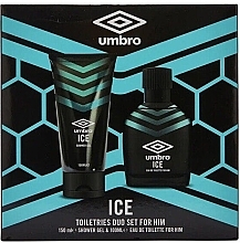 Düfte, Parfümerie und Kosmetik Umbro Ice - Duftset (Eau de Toilette 100ml + Duschgel 150ml)