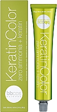 Düfte, Parfümerie und Kosmetik Ammoniakfreie Haarfarbe - BBCos Keratin Color Hair Cream (10/0 -Platinum Blond)