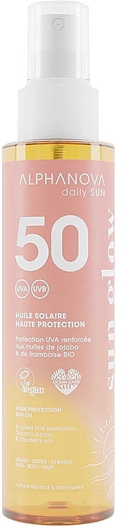 Sonnenschutzöl - Alphanova High Protection Sun Oil SPF50 — Bild N1