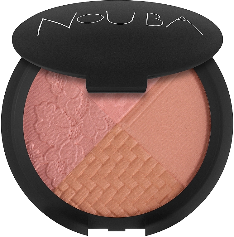 Mehrfarbiges Rouge mit einer weichen Konsistenz - Nouba Collision Multicolor Blush — Bild N1