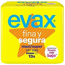 Hygiene-Damenbinden Maxi Super 13 St. - Evax Fina & Segura — Bild N1