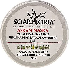 Düfte, Parfümerie und Kosmetik Gesichtsreinigungsmaske - Soaphoria Organic Herbal Blend Tired, Dehydrated and Dried Skin