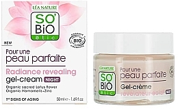 Düfte, Parfümerie und Kosmetik Nachtcreme-Gel für das Gesicht mit Lotus - So'Bio Etic Night Cream Gel