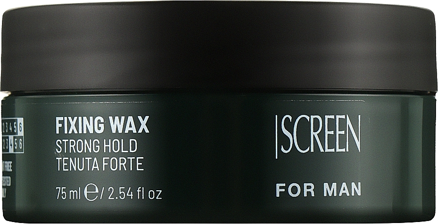 Modellierwachs mit starkem Halt für Männerhaar - Screen For Man Fixing Wax — Bild N1