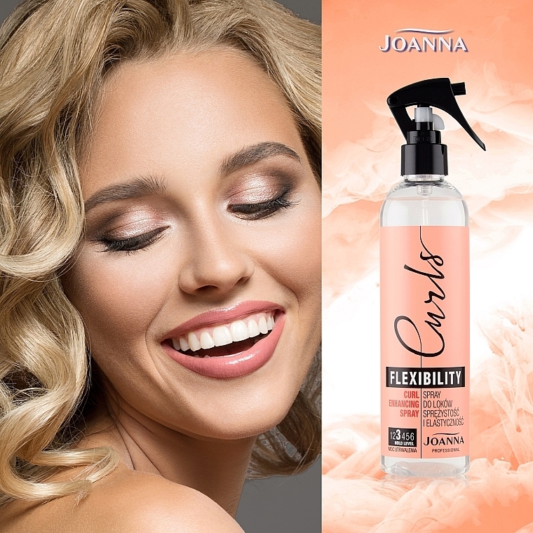 Fixierendes Spray für lockiges Haar - Joanna Professional Curls Spray Flexibility Hold Level — Bild N2