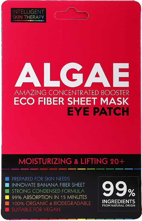 Feuchtigkeitsspendende Lifting-Augenpatches mit Algen 20+ - Beauty Face IST Deep Moisturizing Lifting Eye Patch Algae — Bild N1