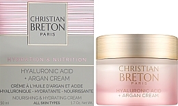 Gesichtscreme - Christian Breton Hyaluronic Acid+Argan Cream — Bild N2