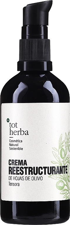 Feuchtigkeitsspendende Gesichtscreme - Tot Herba Crema Restructuring Cream of Olive Leaves — Bild N3