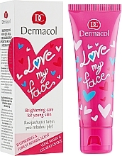 Düfte, Parfümerie und Kosmetik Gesichtspflege für junge Haut mit Himbeeren und Waldbeeren - Dermacol Love My Face Rasberries & Forst Berries Scent Face Cream