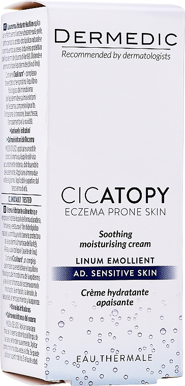 Feuchtigkeitsspendende und beruhigende Gesichtscreme - Dermedic Cicatory Soothing Moisturising Cream — Bild N2