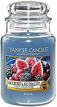 Düfte, Parfümerie und Kosmetik Duftkerze im Glas Mulberry & Fig Delight - Yankee Candle Mulberry & Fig Delight Jar 